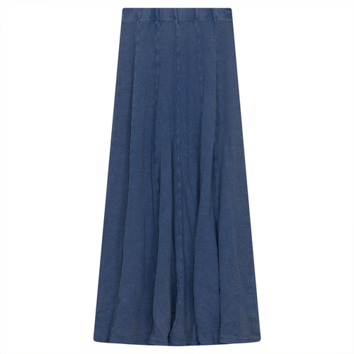SB3CM8403SLW FAVES WAFFLE STONE PANELED MAXI SKIRT