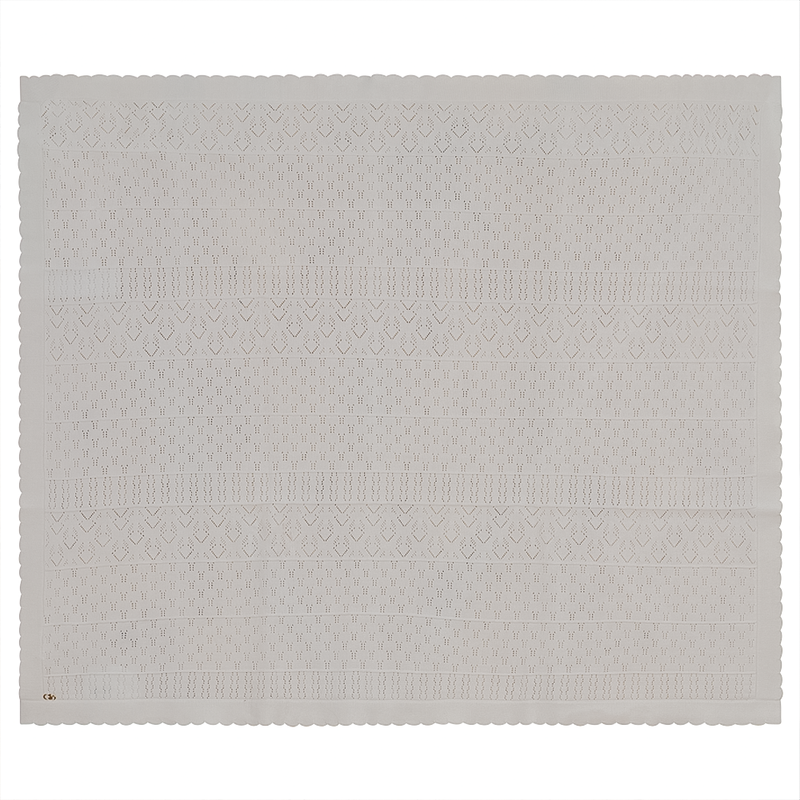 SB3CP4753BL CLO BABY CROCHET KNIT BLANKET