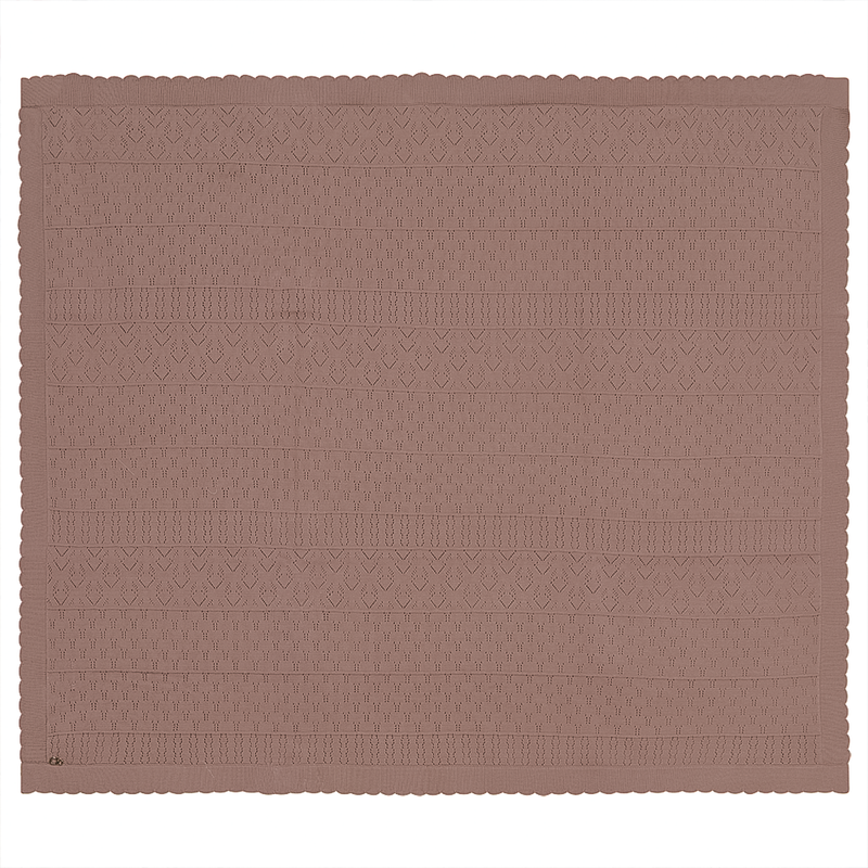 SB3CP4753BL CLO BABY CROCHET KNIT BLANKET