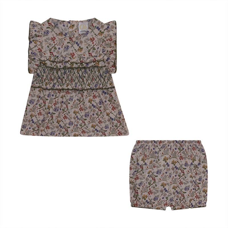 SB3CP4790E  CLO SMOCK STITCH BABY SET