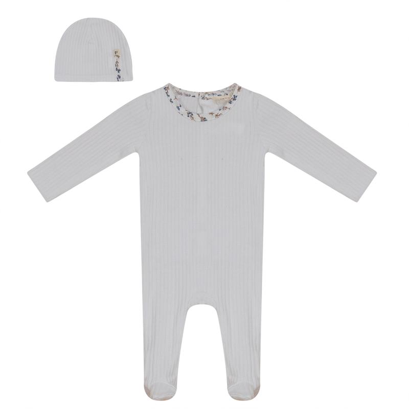 FRAGILE RIB W PRINT TRIM 3PC SET SB3CP4846