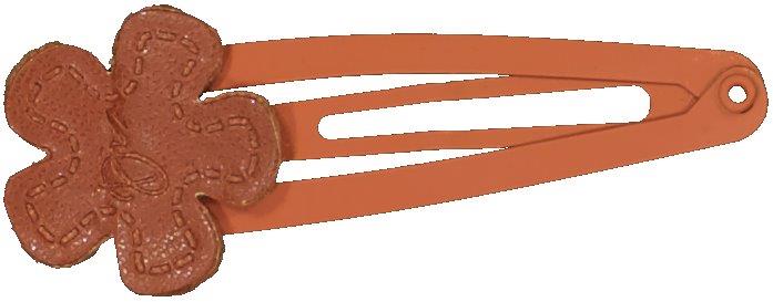 SP1829 DACEE LEATHER FLOWER SNAP CLIP