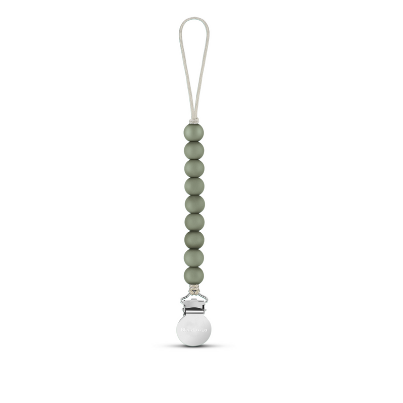 BLUE LA LA LULABABE PACIFIER CLIP