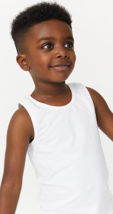 f401 feathers boys solid  white vests