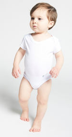 f603 feathers baby rib short sleeve onesies