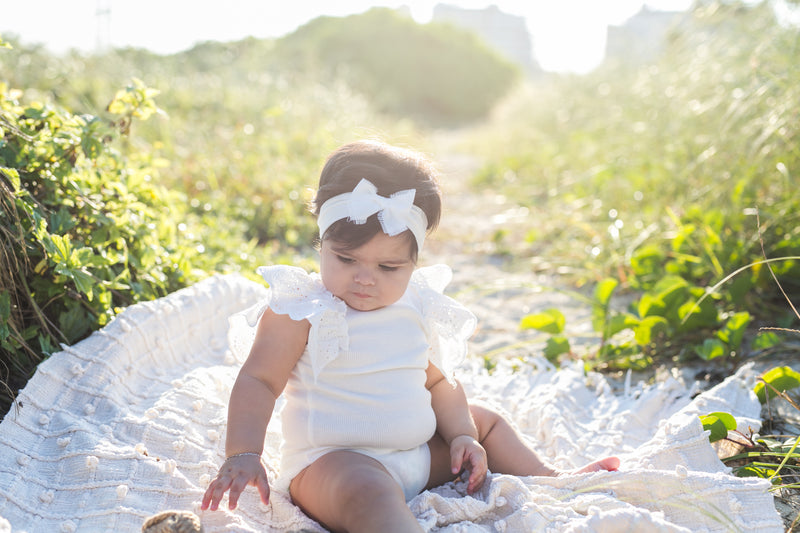 BANDEAU SILKY FRAYED EDGE BABY BAND MODAL SFE-BBM