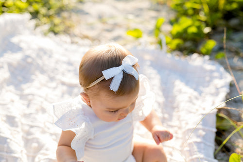 BANDEAU SILKY FRAYED EDGE BABY BAND NYLON SFE-BBN