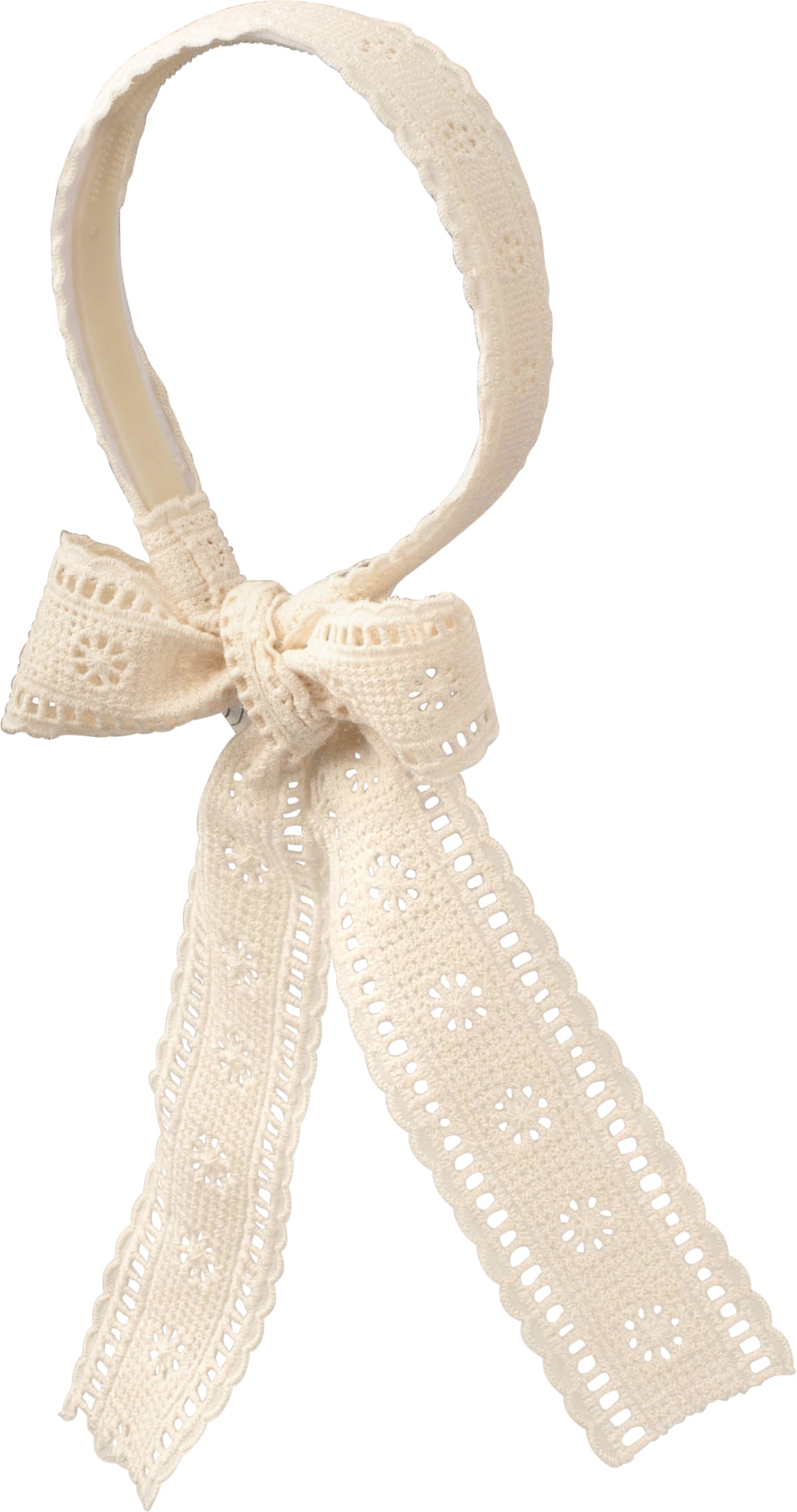 CHERIE LACE FLAT/WIDE HANGING TIES  HB  TS6524