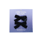 BANDEAU VELVET MINI BOW CLIP SET