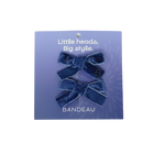 BANDEAU VELVET MINI BOW CLIP SET