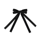 BANDEAU VELVET & SATIN BOW CLIP