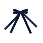 BANDEAU VELVET & SATIN BOW CLIP