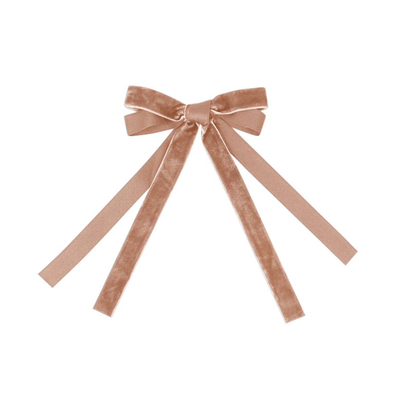 BANDEAU VELVET & SATIN BOW CLIP