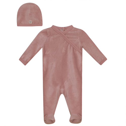 WB2CP4708 FRAGILE BEBE ROMPER SET