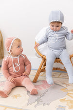 SMALL MOMENTS BABY LEMON APPLIQUE FOOTIE + HAT WB2CY1850B