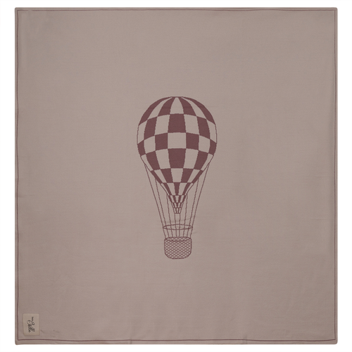 BABY BELLA BABY CHECKERED HOT AIR BALLOON BLANKET WB2CY1859BL