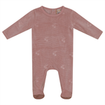 WB2CY1888B LUX EMBOSSED CHERRY FOOTIE
