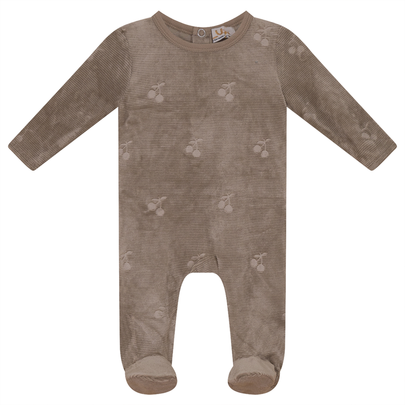 WB2CY1888B LUX EMBOSSED CHERRY FOOTIE