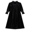 WB2CY1896D SEAL SMOCKED VELOUR DRESS