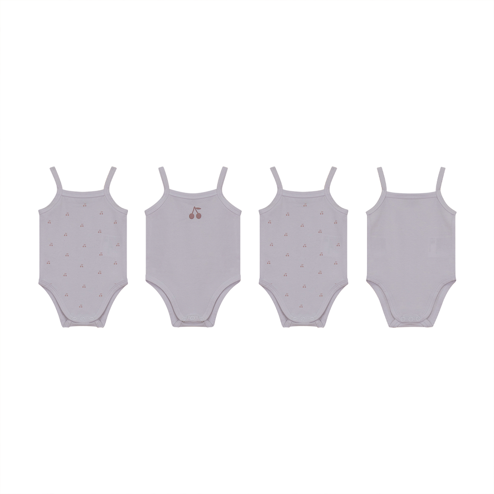 WB2CY1932 BABY BELLA BABY UNDERSHIRTS WITH CHERRY PRINT