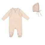 LIL LEGS CLASSIC VELOUR FOOTIE +  HAT