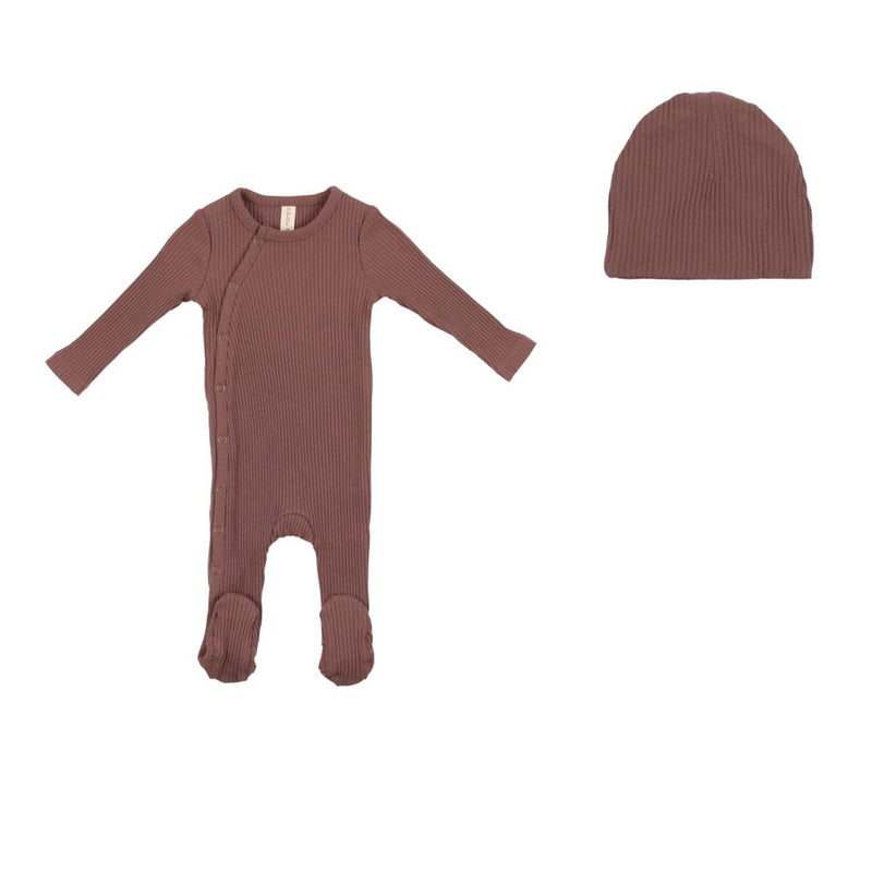 LILETTE SEASON'S PALLETE RIB FOOTIE+BEANIE