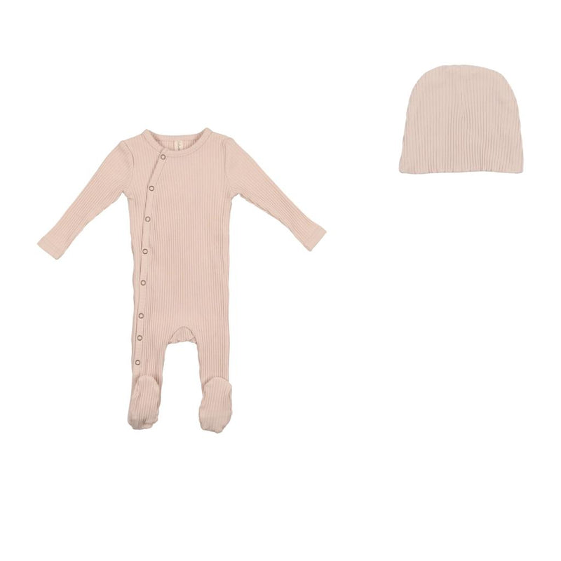 LILETTE SEASON'S PALLETE RIB FOOTIE+BEANIE