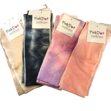 R102 PINK DOT TYE DYE REVERSIBLE BAND