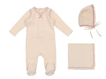 LIL LEGS CLASSIC VELOUR FOOTIE 3PC SET