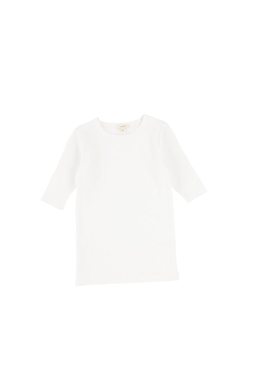 LIL LEGS 3/4 RIBBED TEE