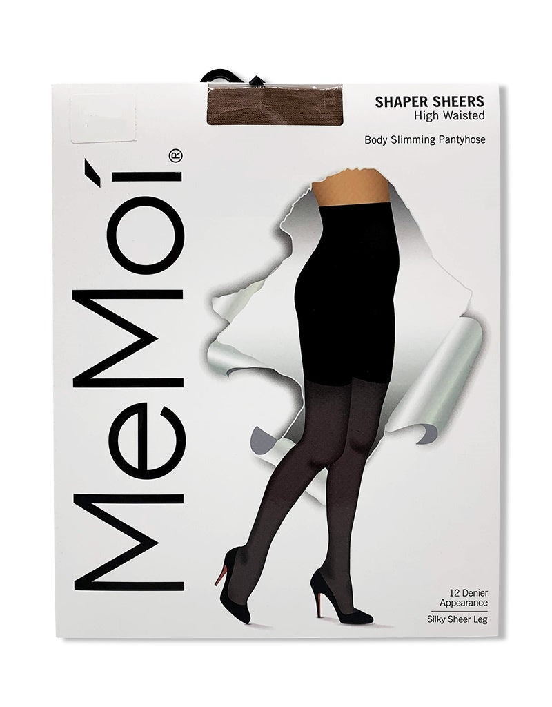 MM-228 MEMOI HIGH WAISTED SHAPER SHEER PANTYHOSE