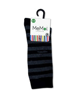 mk-130 memoi boys stripe crew sock