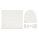 ELYS & CO SWADDLE BLANKET, HAT & HEADBAND SET