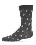 MK-156 MEMOI LIGHTNING BOLT BOYS CREW SOCK