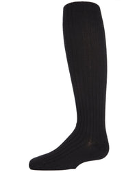 MK-302 MEMOI GIRLS COTTON RIBBED SWEATER TIGHTS