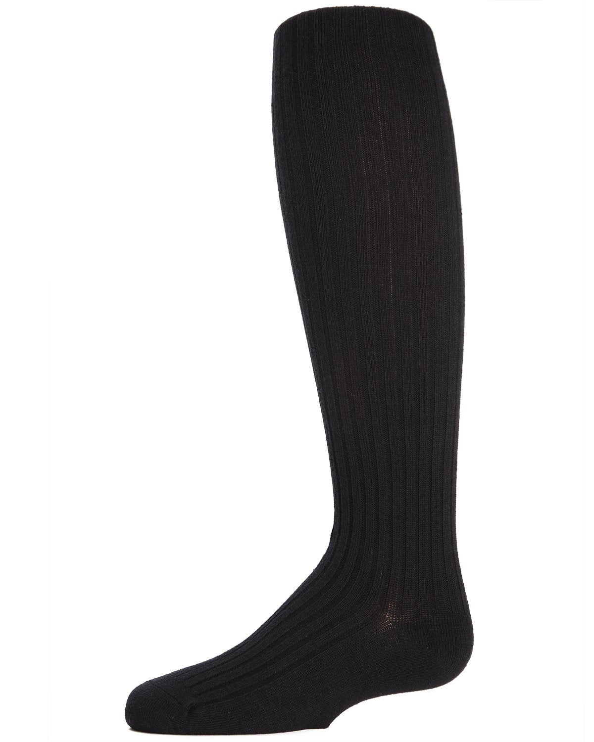 MK-302 MEMOI GIRLS COTTON RIBBED SWEATER TIGHTS