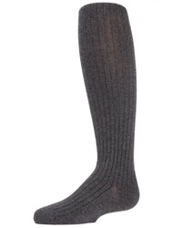 MK-302 MEMOI GIRLS COTTON RIBBED SWEATER TIGHTS