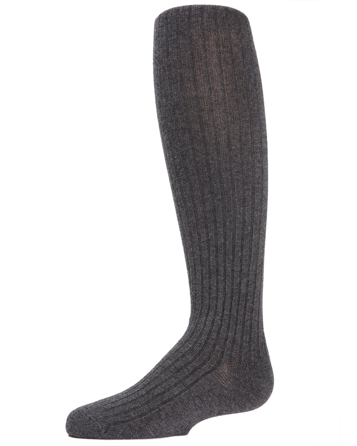 MK-302 MEMOI GIRLS COTTON RIBBED SWEATER TIGHTS