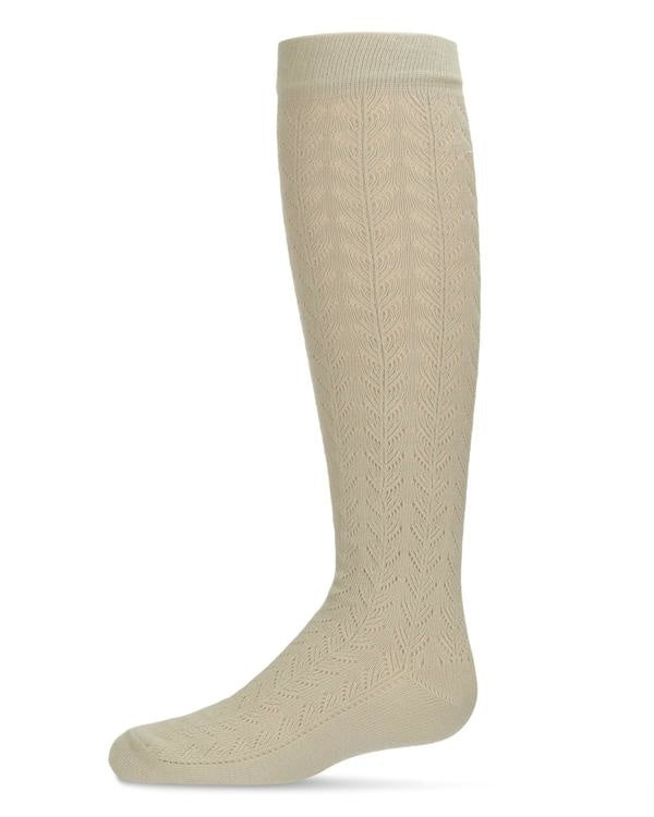 MK-5078 MEMOI GIRLS PELERINE KNEE SOCK