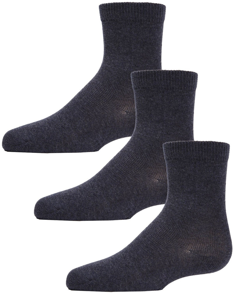 MK-556 MEMOI MID CUT 3PK SOCKS