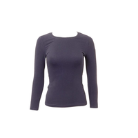 14653 KIKI RIKI SCOOP NECK LS SHELL