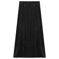 RED MYTH LADIES DENIM MAXI SKIRT SA8CM772L