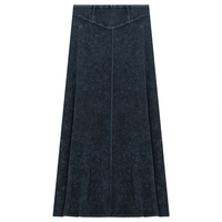 RED MYTH LADIES DENIM MAXI SKIRT SA8CM772L