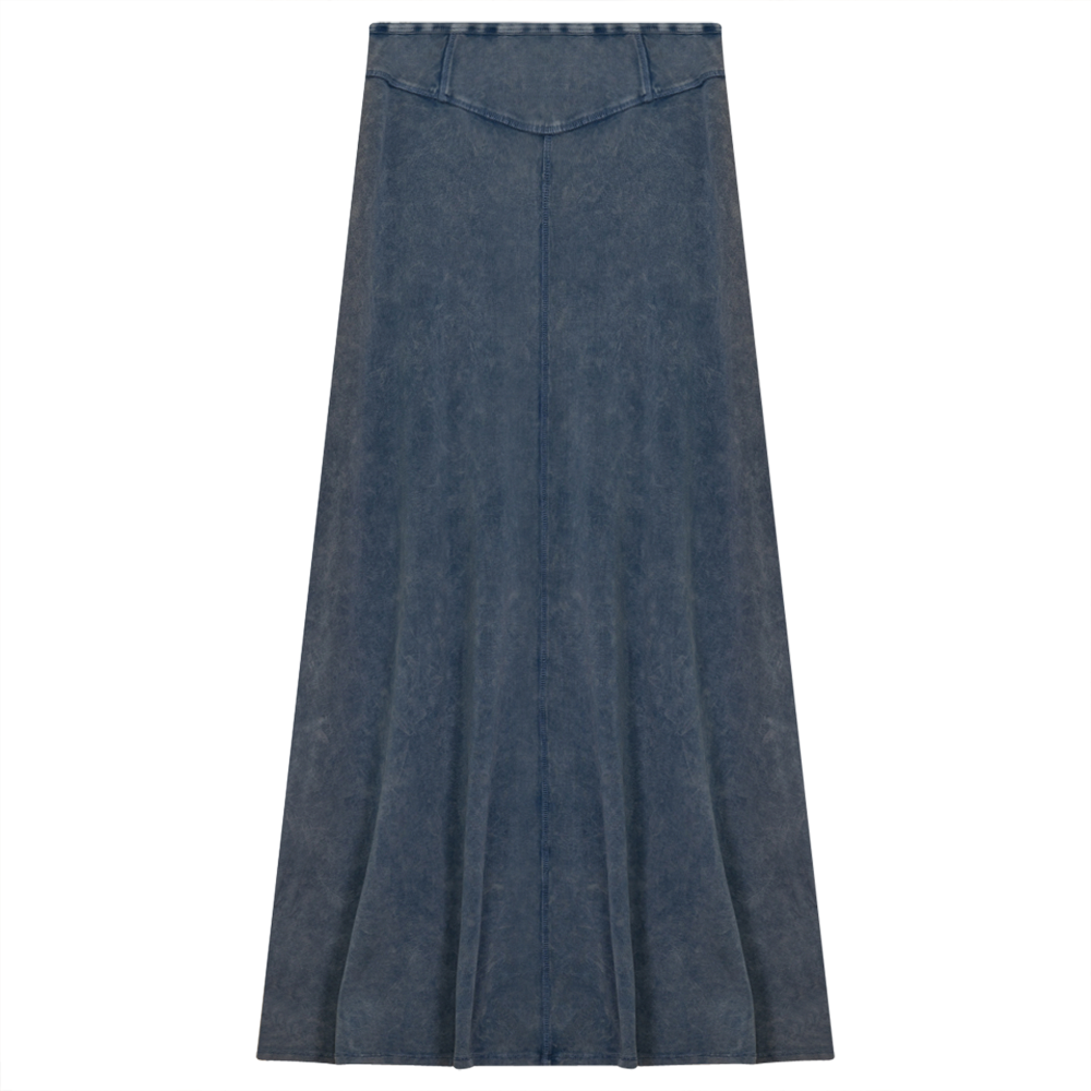 RED MYTH LADIES DENIM MAXI SKIRT SA8CM772L