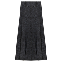 RED MYTH LADIES DENIM MAXI SKIRT SA8CM772L