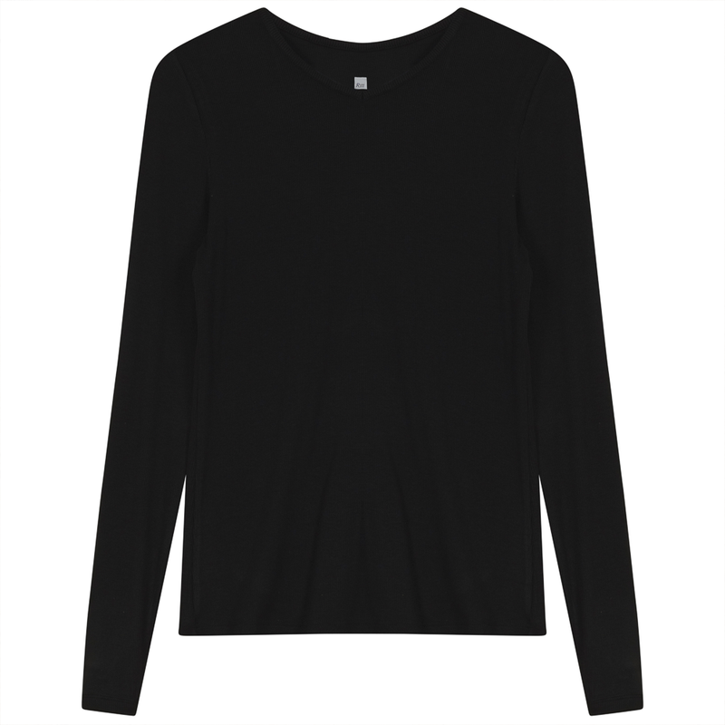 RIFF LADIES RIBBED V-NECK TEE SB1CM7490T2
