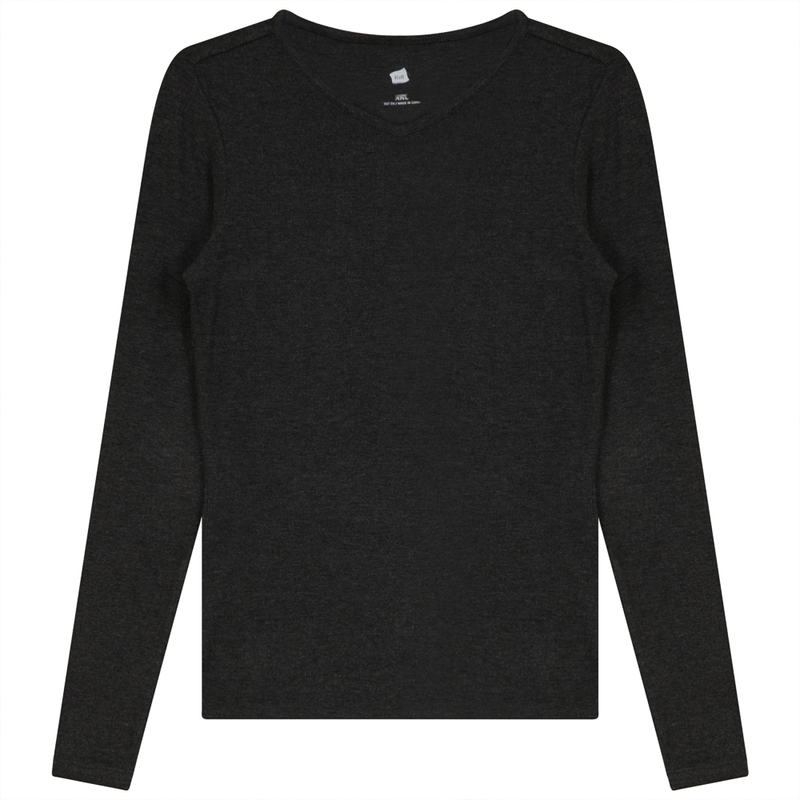 RIFF LADIES RIBBED V-NECK TEE SB1CM7490T2