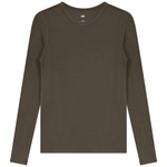RIFF LADIES RIBBED V-NECK TEE SB1CM7490T2