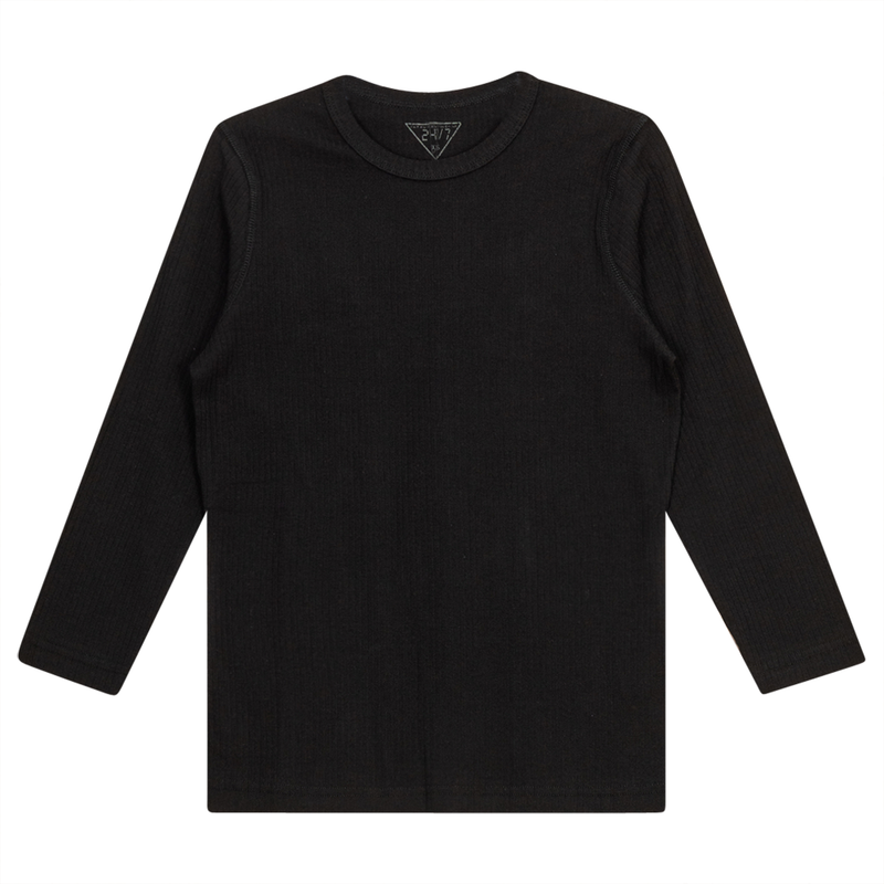 SB2CM7935T 24/7 LADIES WIDE RIB 3/4 SLEEVE TEE