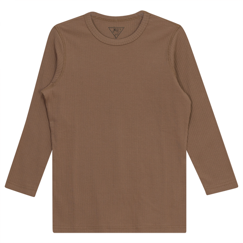 SB2CM7935T 24/7 LADIES WIDE RIB 3/4 SLEEVE TEE